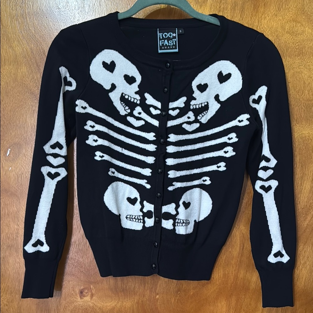 Black Cardigan with Unique Design